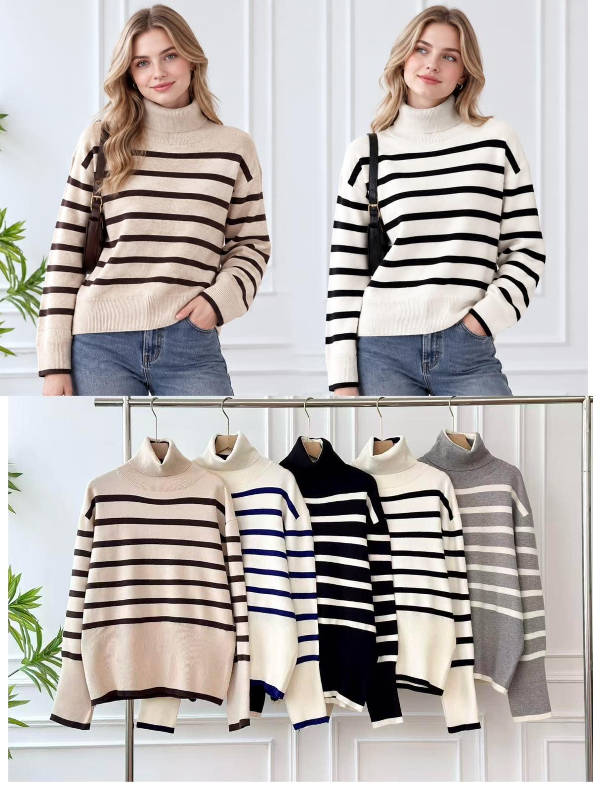 Swetry Damskie _ Size uni_ paczka 12szt _mix kolor 3841244