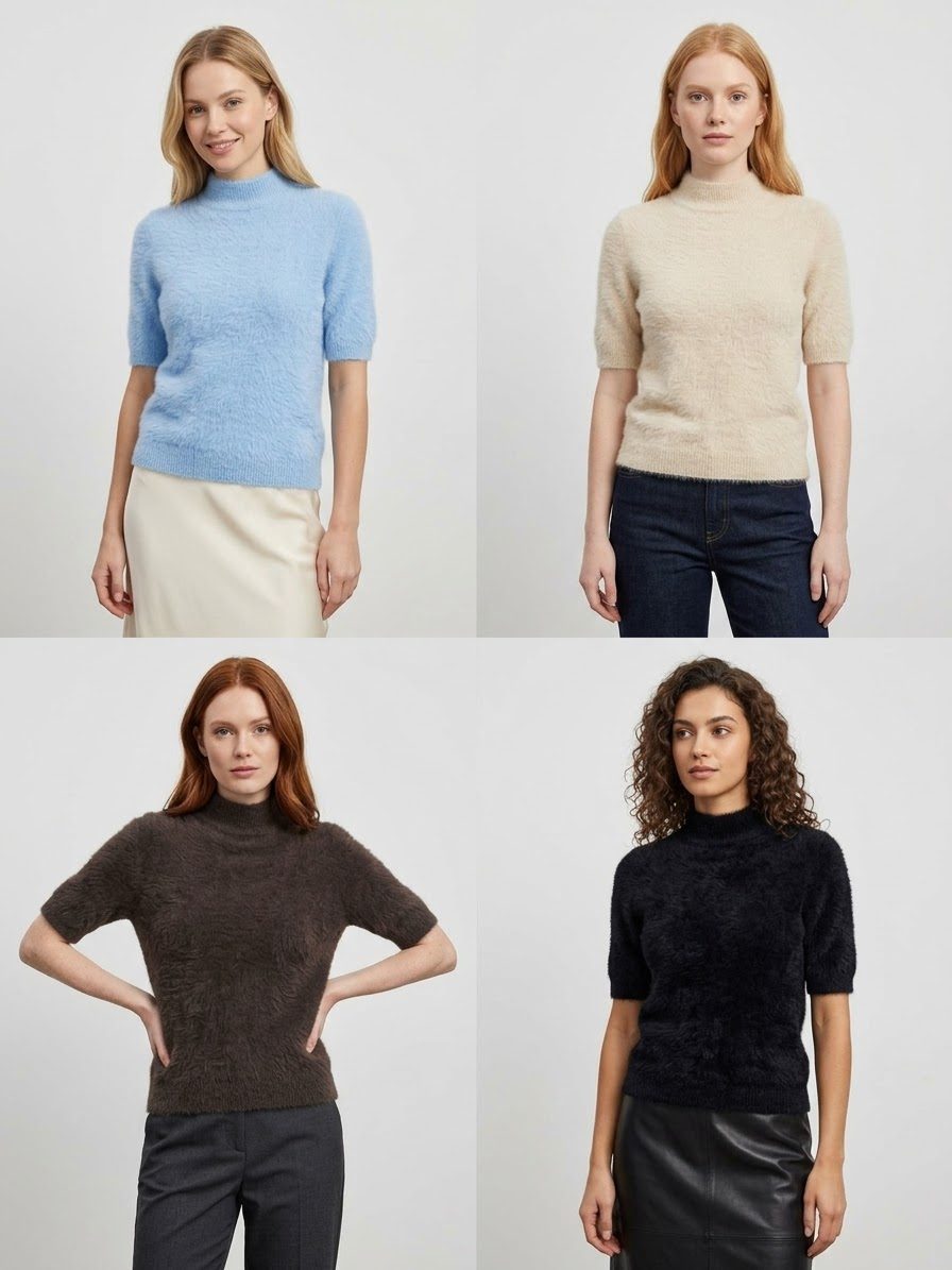 Swetry Damskie _ Size uni_ paczka 12szt _mix kolor 3841245