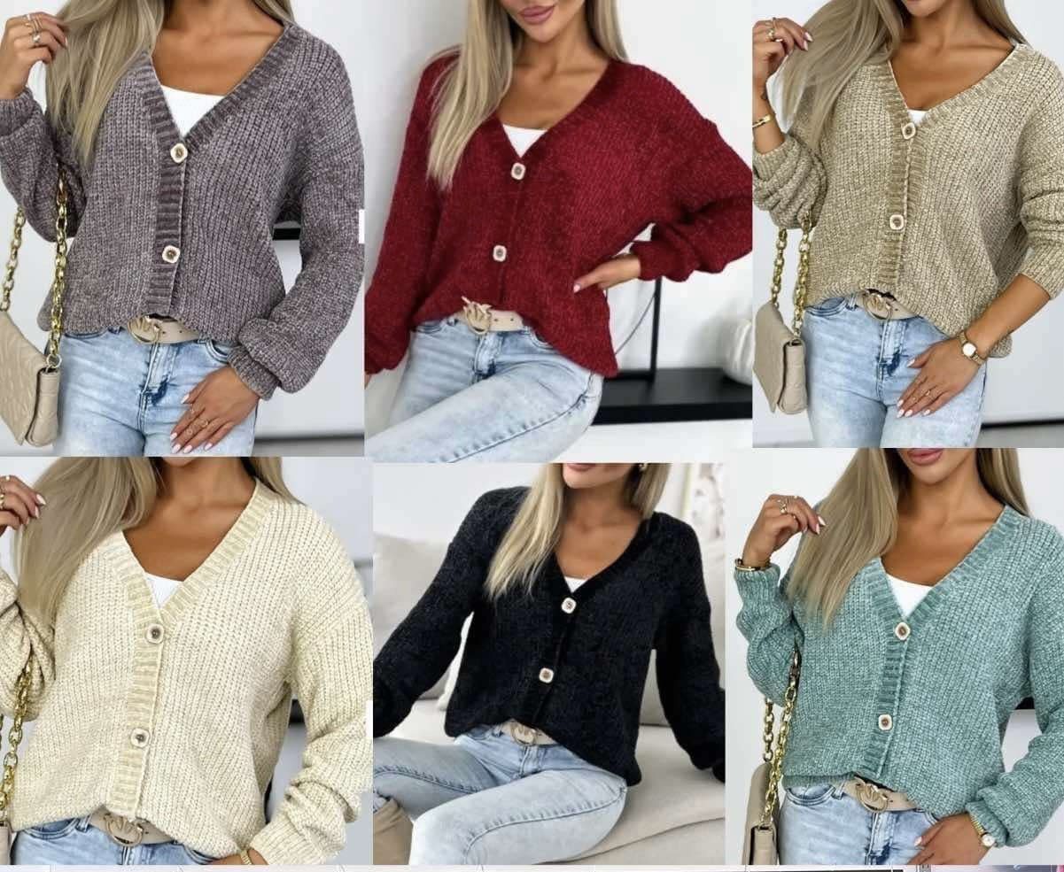 Swetry Damskie _ Size uni_ paczka 12szt _mix kolor 3841246