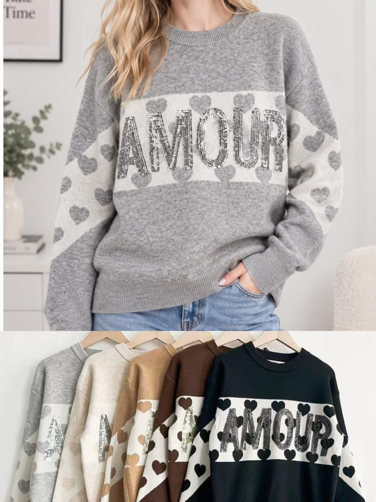 Swetry Damskie _ Size uni_ paczka 12szt _mix kolor 3841247
