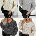 Swetry Damskie _ Size uni_ paczka 12szt _mix kolor 3841249