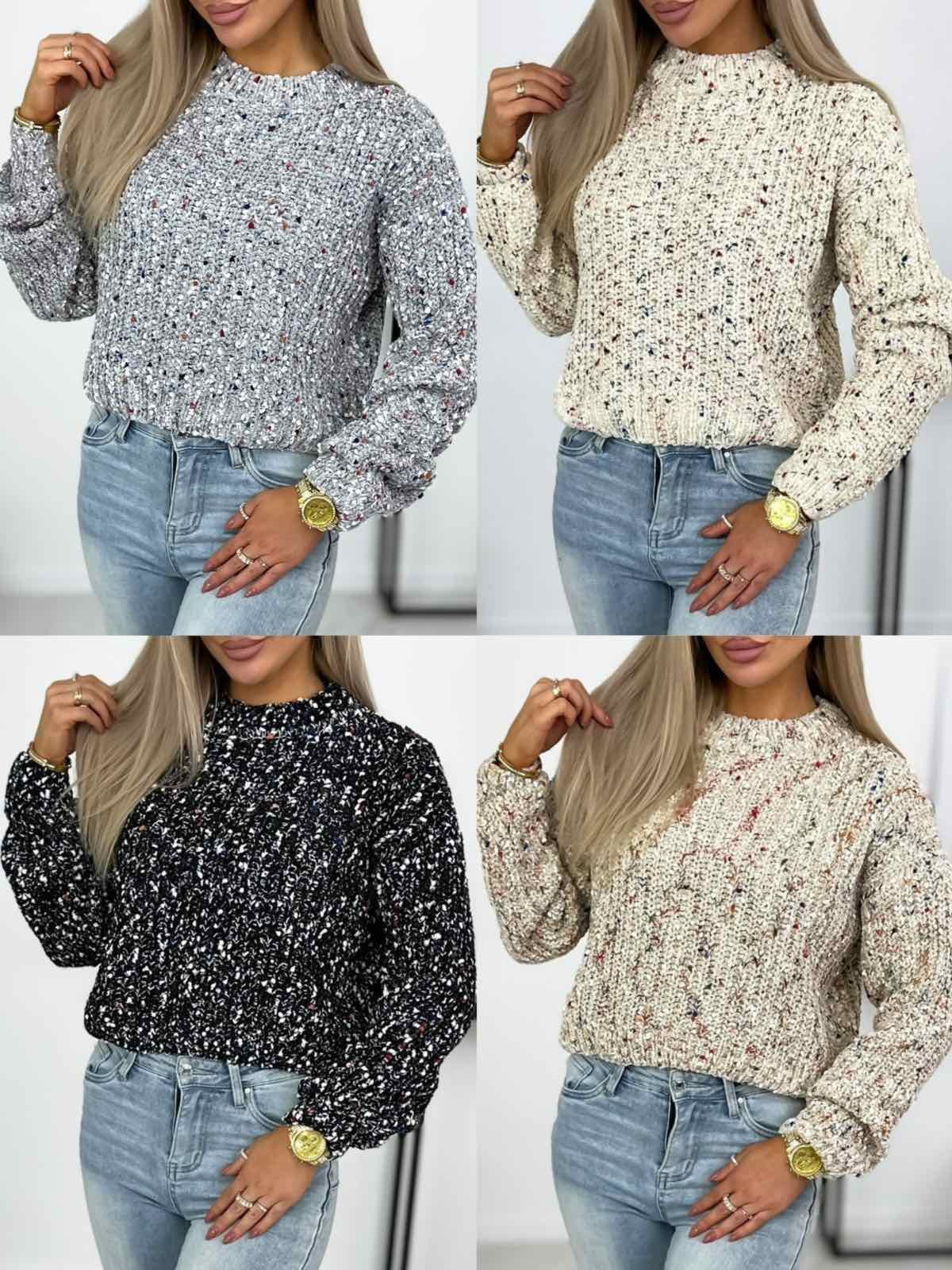 Swetry Damskie _ Size uni_ paczka 12szt _mix kolor 3841251