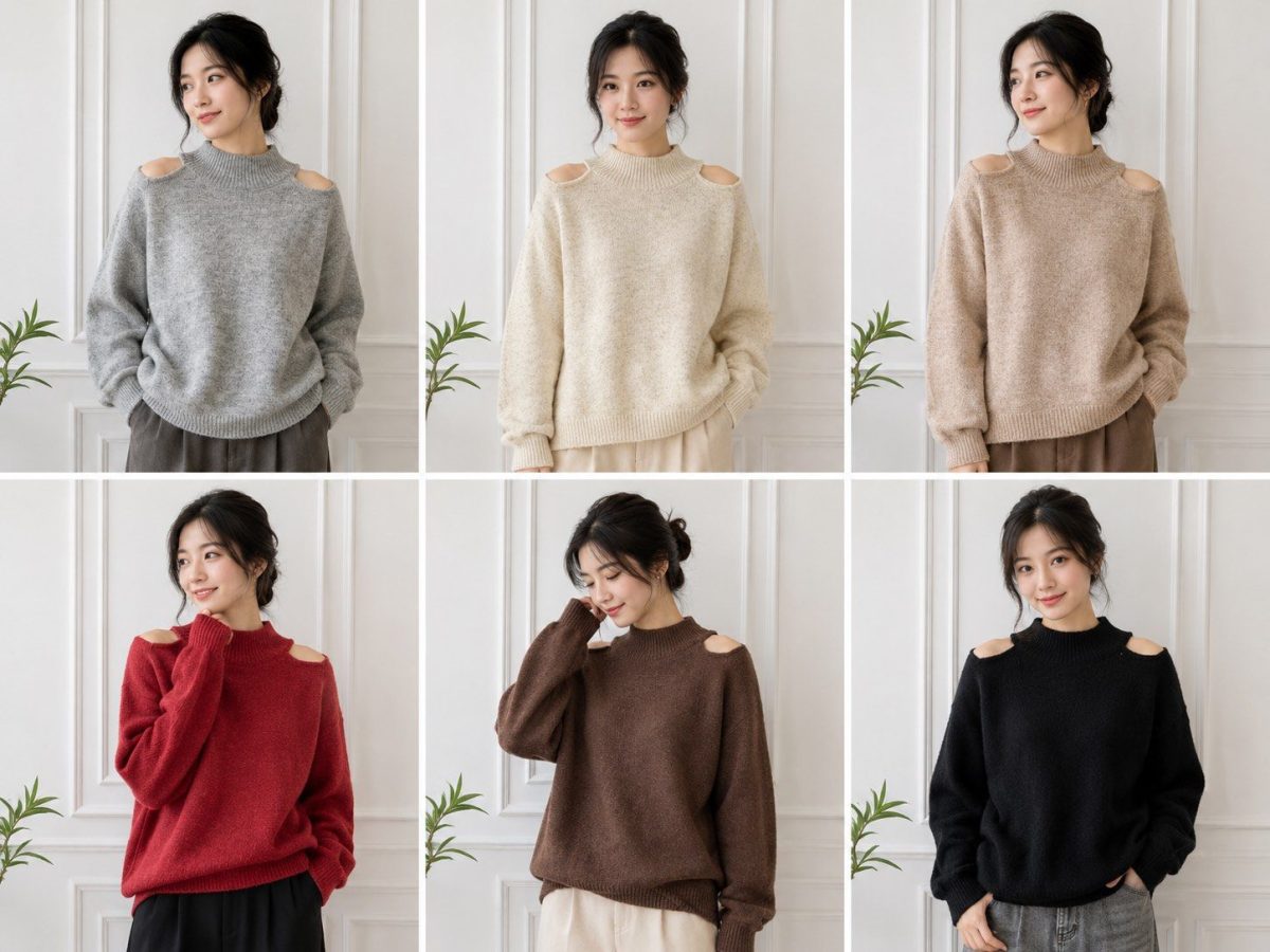 Swetry Damskie _ Size uni_ paczka 12szt _mix kolor 3841256