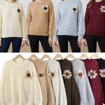 Swetry Damskie _ Size uni_ paczka 12szt _mix kolor 3841261