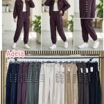 Spodnie Damskie wloskie _size uni_ paczka 6szt_ mix kolor 3027519