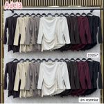 Bluzki Damskie wloskie _size uni_ paczka 6szt_ mix kolor 3027543