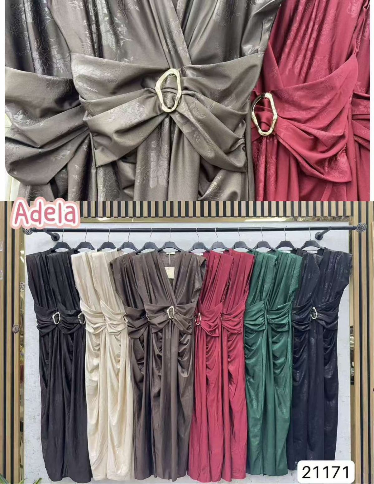 Sukienki Damskie wloskie _size uni_ paczka 6szt_ mix kolor 3027561