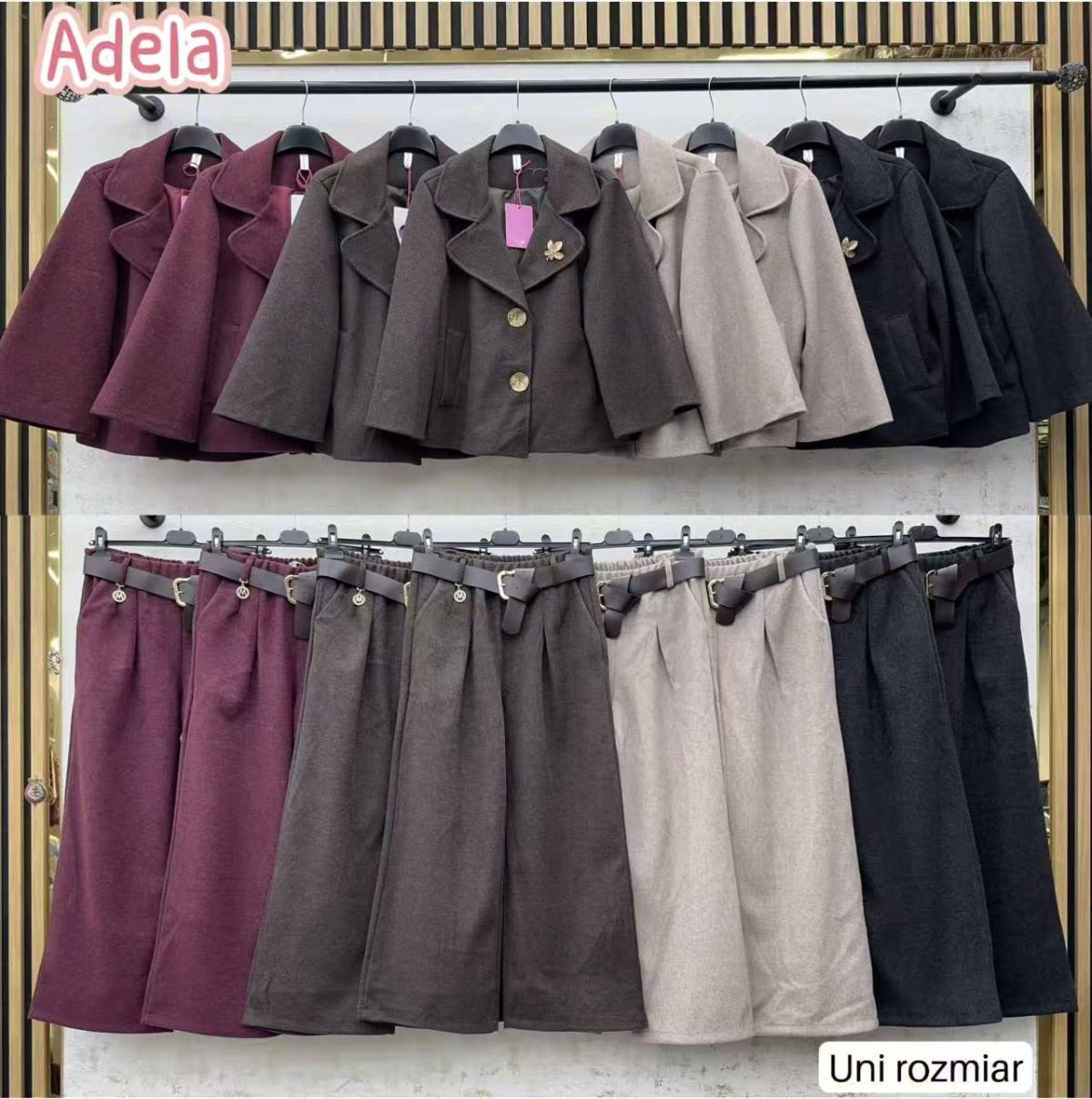 Komplety Damskie wloskie _size uni_ paczka 6szt_ mix kolor 3027567