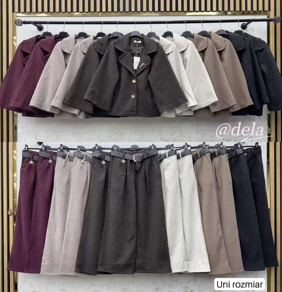 Komplety Damskie wloskie _size uni_ paczka 6szt_ mix kolor 3027574