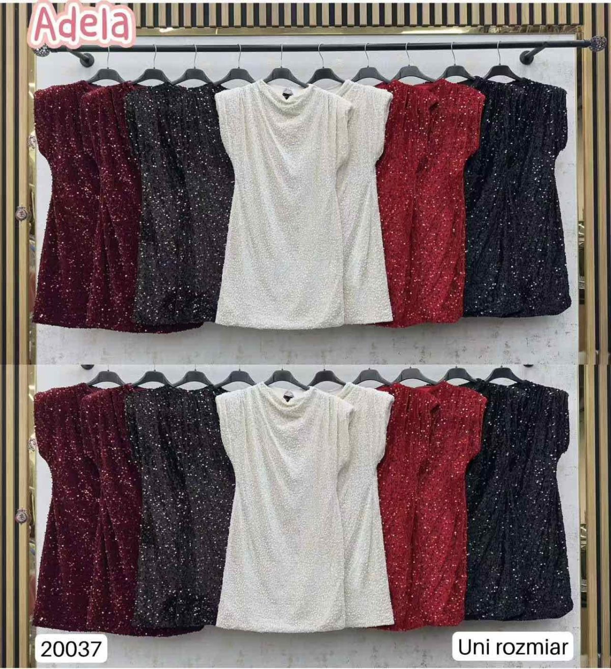 Sukienki Damskie wloskie _size uni_ paczka 6szt_ mix kolor 3027579