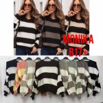 Swetry Damskie wloskie _size uni_ paczka 6szt_ mix kolor 3027615