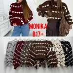 Swetry Damskie wloskie _size uni_ paczka 6szt_ mix kolor 3027623