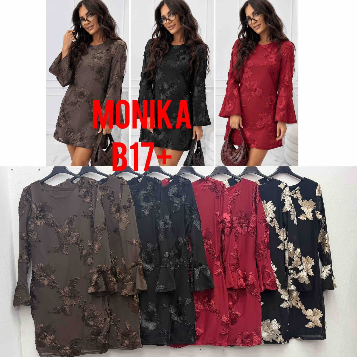 Sukienki Damskie wloskie _size uni_ paczka 6szt_ mix kolor 3027638
