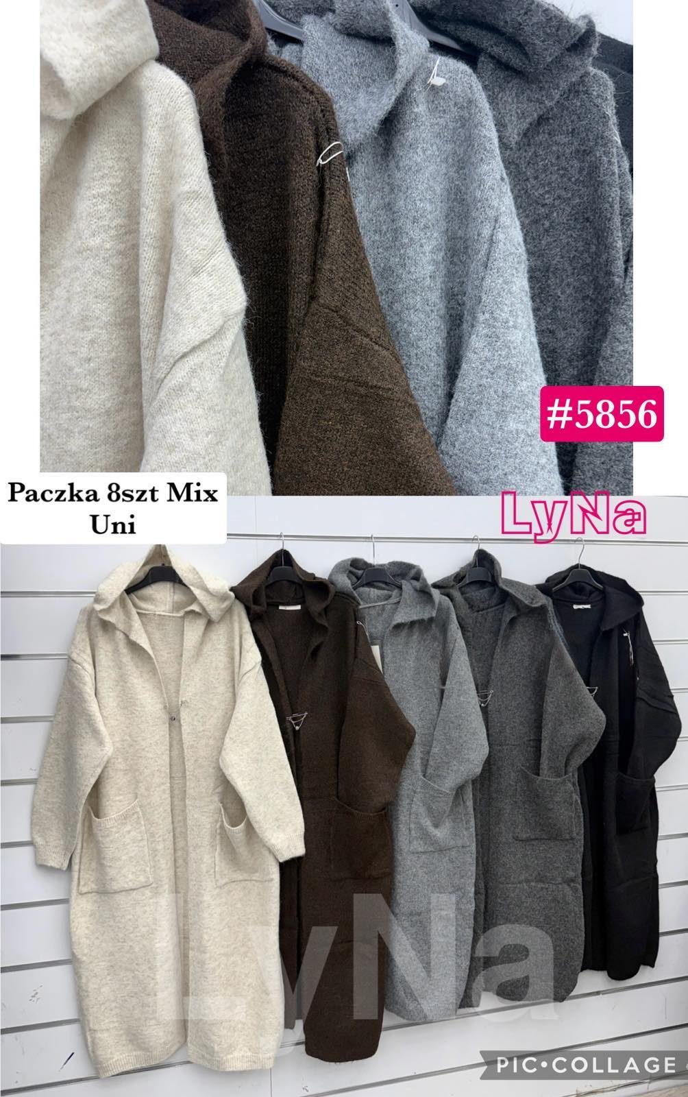 Swetry Damskie wloskie _size uni_ paczka 8szt_ mix kolor 3027658
