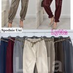 Spodnie Damskie wloskie _size uni_ paczka 6szt_ mix kolor 3027686