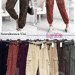 Spodnie Damskie wloskie _size uni_ paczka 6szt_ mix kolor 3027689