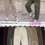 Spodnie Damskie wloskie _size uni_ paczka 6szt_ mix kolor 3027697