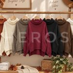 Swetry Damskie wloskie _size uni_ paczka 6szt_ mix kolor 3027701