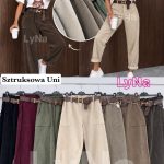 Spodnie Damskie wloskie _size uni_ paczka 6szt_ mix kolor 3027703