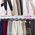Spodnie Damskie wloskie _size uni_ paczka 6szt_ mix kolor 3027705