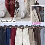 Spodnie Damskie wloskie _size uni_ paczka 6szt_ mix kolor 3027706