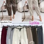 Spodnie Damskie wloskie _size uni_ paczka 6szt_ mix kolor 3027708