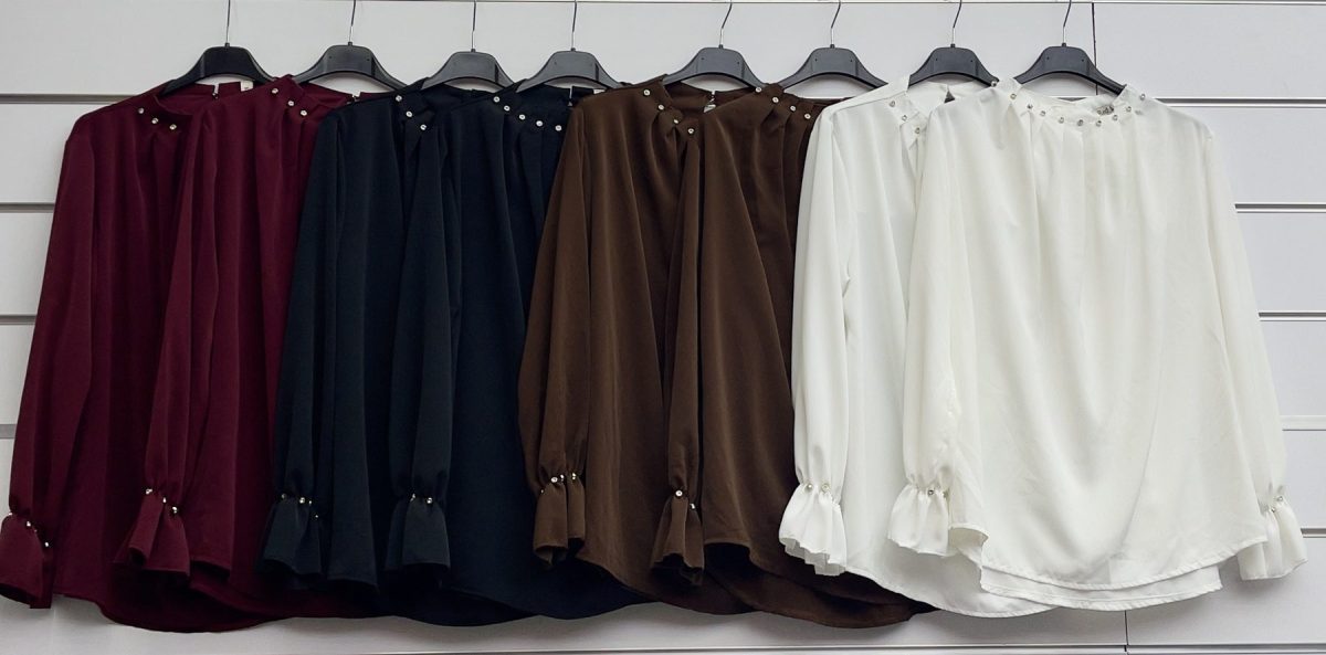 Bluzki Damskie wloskie _size uni_ paczka 6szt_ mix kolor 3027723