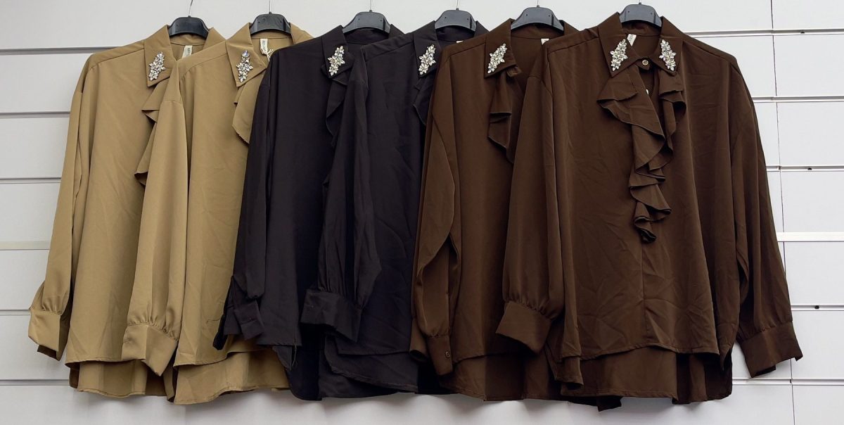 Bluzki Damskie wloskie _size uni_ paczka 6szt_ mix kolor 3027724