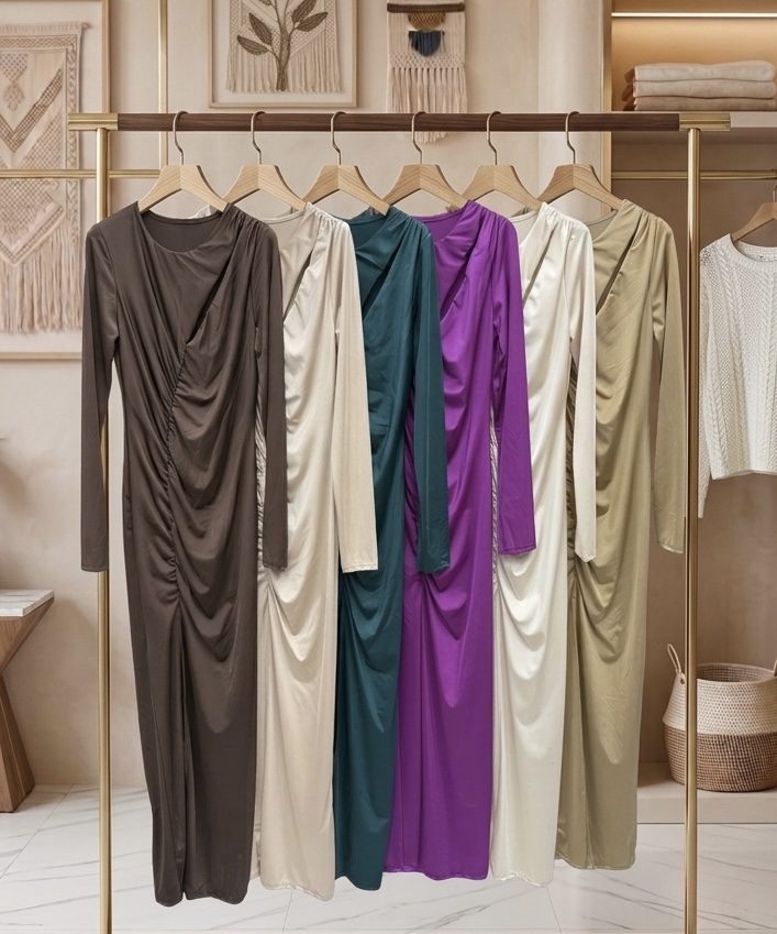 Sukienki Damskie wloskie _size uni_ paczka 6szt_ mix kolor 3027732