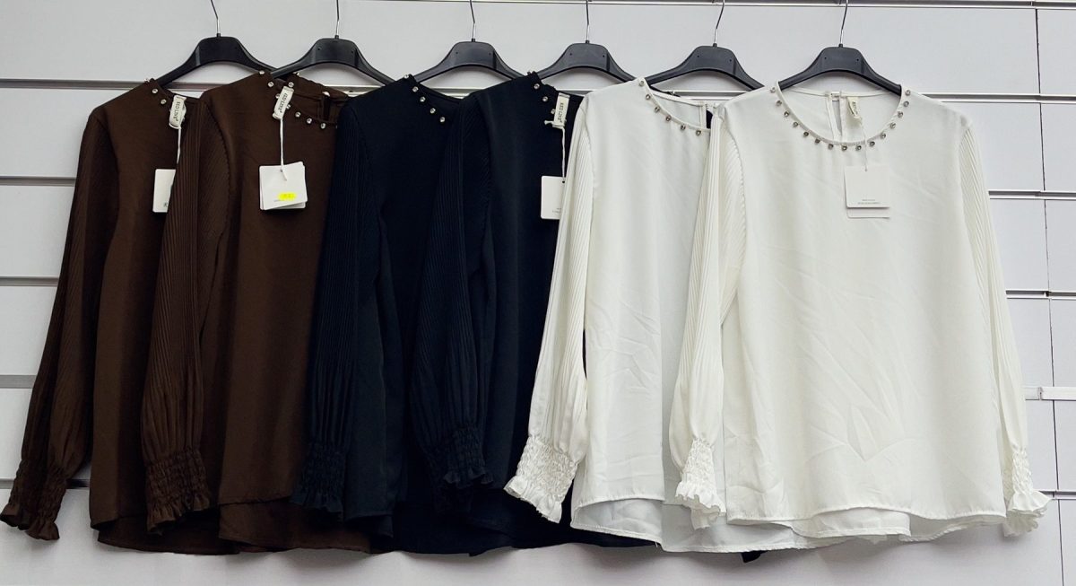 Bluzki Damskie wloskie _size uni_ paczka 6szt_ mix kolor 3027735