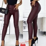 Spodnie skórzane DAMSKA _size 34-42_paczka 10szt_ 6001306