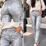 Spodnie skórzane DAMSKA _size 34-42_paczka 10szt_ 6001316