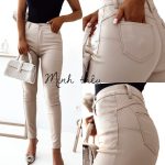 Spodnie skórzane DAMSKA _size 38-48_paczka 10szt_ 6001340