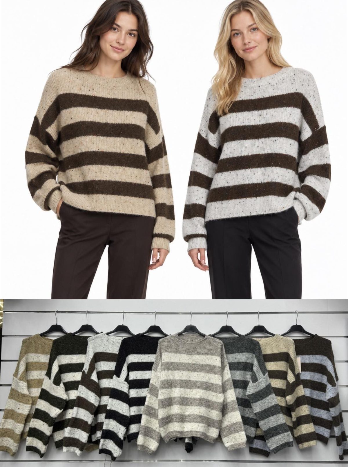 Swetry Damskie wloskie _size uni_ paczka 6szt_ mix kolor 6001400