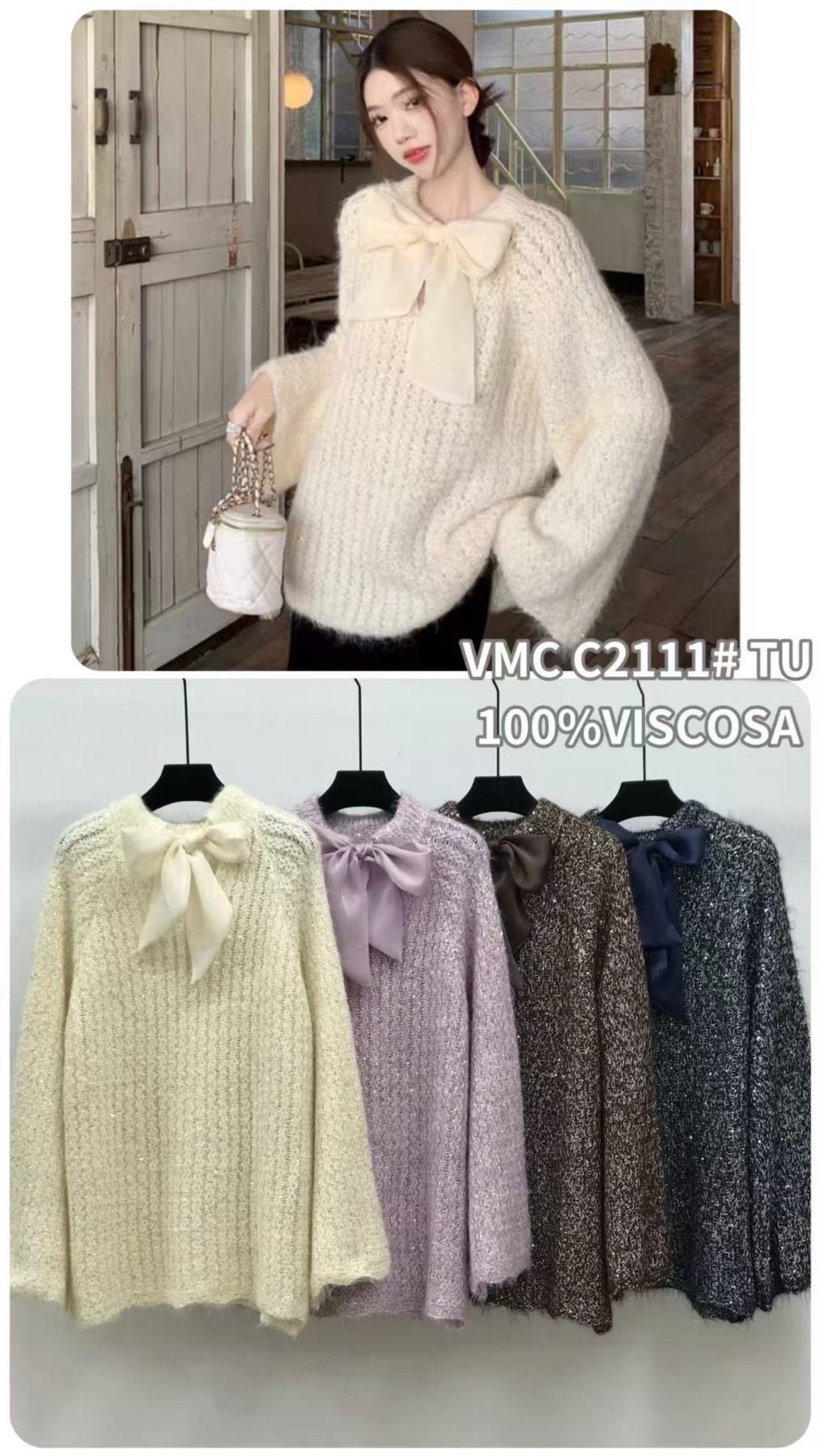 Swetry DAMSKA_size uni_paczka 12 szt_mixkolor 4180982