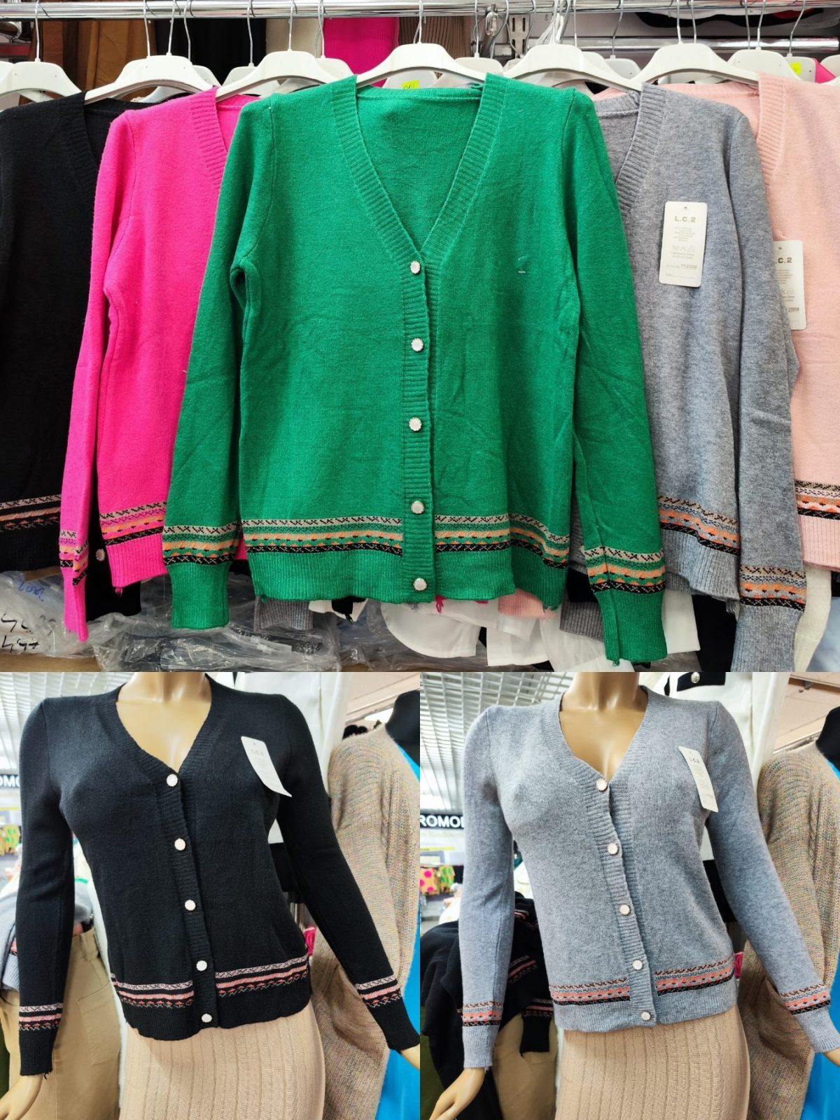 Swetry DAMSKA_size uni_paczka 12 szt_mixkolor 4181024