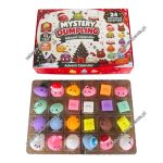 Kalendarz Adwentowy Gniotki Squishy 3D 24 Dniowy Zestaw Prezent Świąteczny 3900946