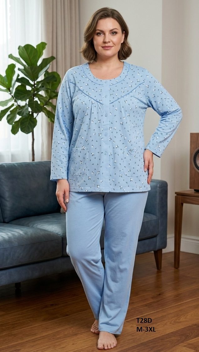 Piżamy DAMSKATURECKA_size m-3xl_paczka 10 szt_mixkolor 8986861