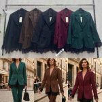 Marynarki Damskie wloskie_ Size uni _paczka 6szt_mix kolor 3696277