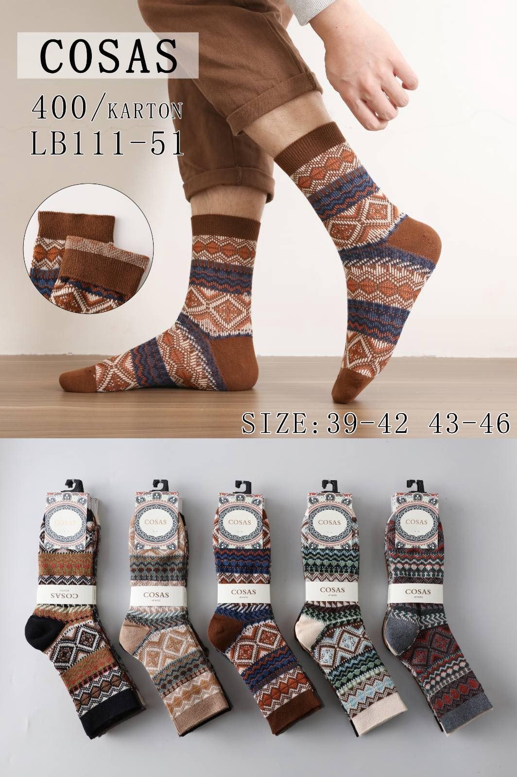 SKARPETY MĘSKA .SIZE: 39-46_ (24PAR/PACZKA) KOLOR JAK NA ZDZIĘCIU 5756576