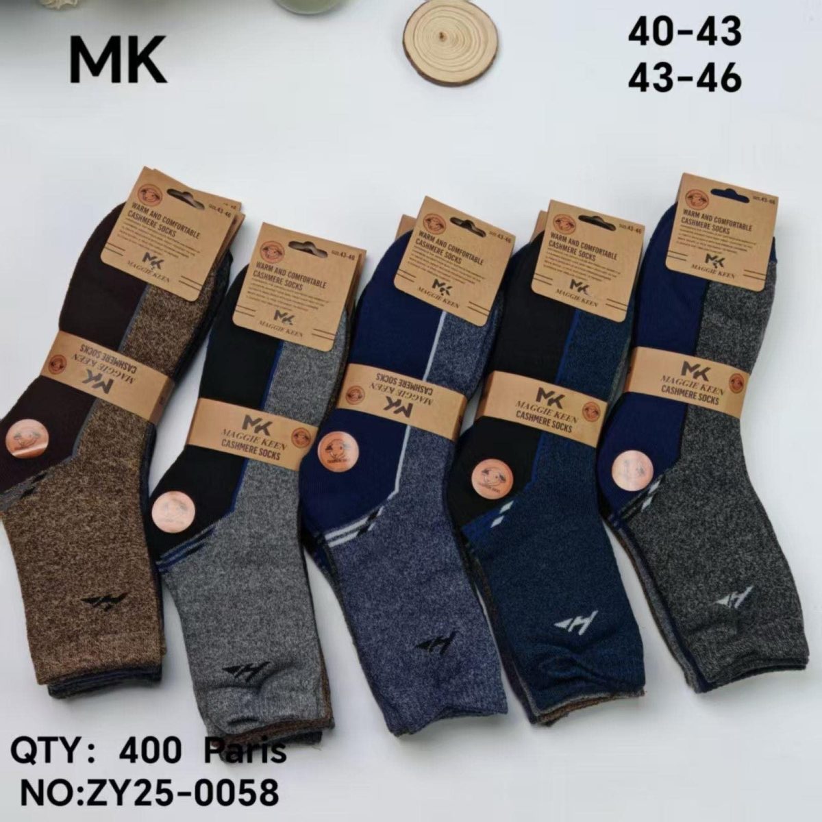 SKARPETY MĘSKA .SIZE: 40-46_ (40PAR/PACZKA) KOLOR JAK NA ZDZIĘCIU 5756685