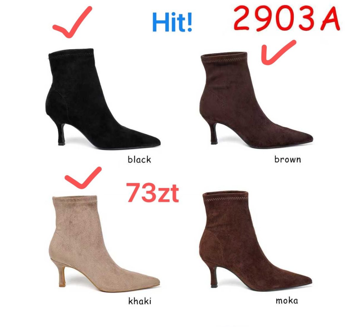 Buty Botki DAMSKIE (36-41_12par) 1092846