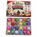 Kalendarz Adwentowy Gniotki Squishy 3D 24 Dniowy Zestaw Prezent Świąteczny 2213318