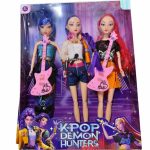 MUZKY Zestaw 3 Lalek Śpiewających K-Pop Demon Hunter Rumi Mira Zoey 3289039