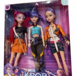 MUZKY Zestaw 3 Lalek Śpiewających K-Pop Demon Hunter Rumi Mira Zoey 3289040